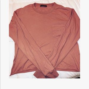 Brandy Melville Pocket Long Sleeve Tee